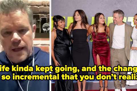 Matt Damon Just Gave Fellow Girl Dad Jason Kelce The Most Beautiful Parenting Advice, And People..