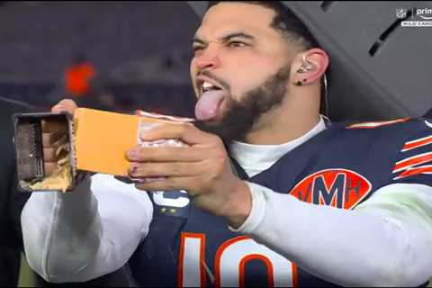 Caleb Williams trolls Packers by grating cheese after epic Bears comeback