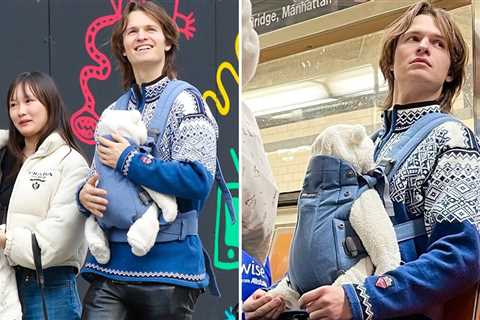 'Baby Driver' Star Ansel Elgort Trades Getaway Car for Subway in 1st Pics With Baby