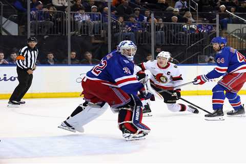 Jonathan Quick gets pulled for second time in three games in latest Rangers disaster