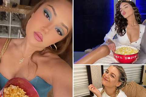 Pop Into These Stars Munchin' On Popcorn ... National Popcorn Day!