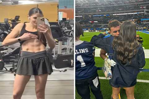Chargers star Ladd McConkey’s wife flaunts ripped abs in workout video