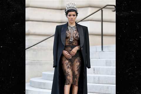 Teyana Taylor Goes Near-Nude in See-Through Dress at Paris Fashion Week Show