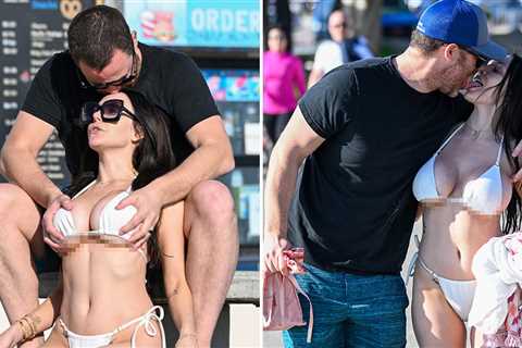 Courtney Stodden & Jared Safier Pack On PDA During Wedding Anniversary