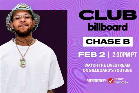 Chase B to Open Billboard Presents THE STAGE at SXSW in New Content Series with Intuit TurboTax