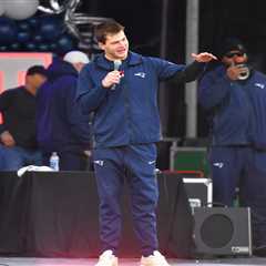 Drake Maye speaks at Patriots’ send-off rally as injury uncertainty clouds Super Bowl 2026
