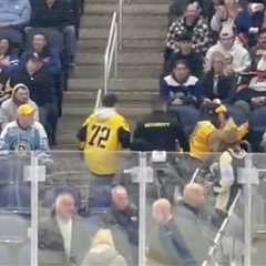 Penguins fan attacks Islanders supporter — while she’s already getting kicked out of UBS Arena
