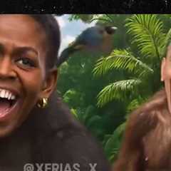 President Trump Shares Racist Video of Michelle, Barack Obama as Apes