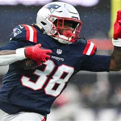 Rhamondre Stevenson player props, odds, predictions for Super Bowl 2026