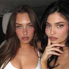 Kylie Jenner & Stassie Karanikolaou Wear Tiny Matching Tank Tops