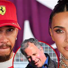 Lewis Hamilton Refuses To Talk Kim Kardashian Super Bowl Date