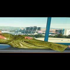 Beyonce Debuted a New Bob Hairstyle in a Green Croc-Embossed Rowen Rose Trench at the 2026 Super..