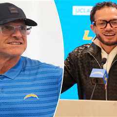 Jim Harbaugh and Mike McDaniel spotted courtside at Lakers vs. Mavs game as Chargers build chemistry