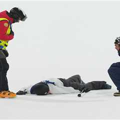 Finnish skier Elias Lajunen in terrifying 2026 Winter Olympics fall