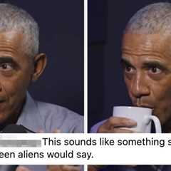 After Casually Confirming That Aliens Are “Real,” Barack Obama Has Followed Up With Yet Another..