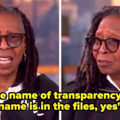 Whoopi Goldberg Addressed Her Name Being Mentioned In The Epstein Files — Here’s What She Said