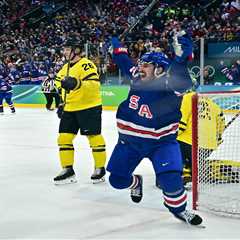 US men’s hockey team edges past Sweden to set up Olympic semifinal with Slovakia