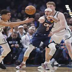 Sloppy Nets get served brutal reminder from Thunder in blowout loss