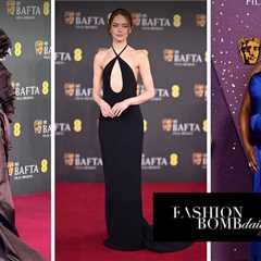 On the Scene at the BAFTA Awards: Teyana Taylor in a Plum Colored Burberry Look, Emma Stone in a..