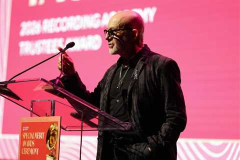Bernie Taupin Lists His Top 10 Tips for Songwriters, As He Accepts Grammy Trustees Award