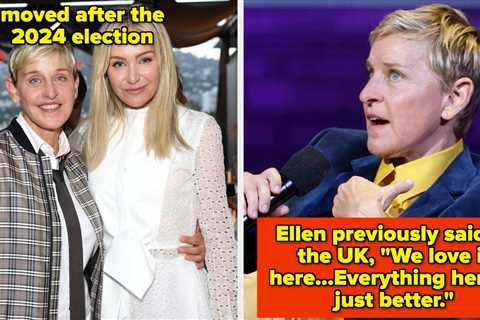 Ellen DeGeneres Reportedly Bought A California Home Because She Grew Tired Of The UK