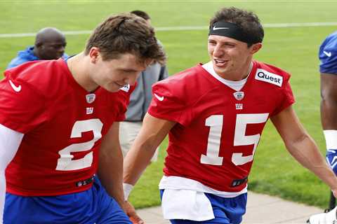 Drew Lock, Tommy DeVito reunite at Super Bowl 2026 after Giants bromance that ‘never faded’