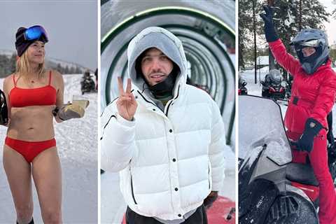 Celebs Channel the Olympics With Winter Sports Shenanigans