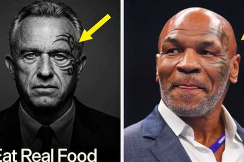 RFK Jr. Posted An Image Of Himself With Mike Tyson's Māori-Inspired Tattoo, And Honestly WTF