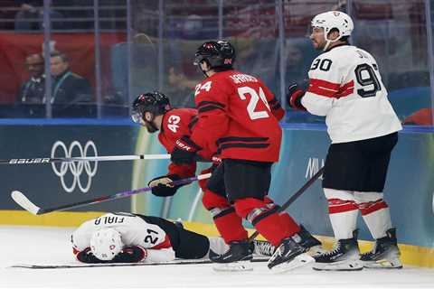 Kevin Fiala stretchered off, taken to hospital after scary Olympic collision with Tom Wilson