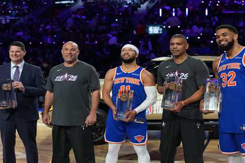 Jalen Brunson lifts Team Knicks to NBA All-Star Shooting Stars Challenge title