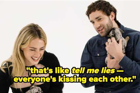 Grace Van Patten And Jackson White Talk Tell Me Lies Season 3 While Playing With Puppies, And Oh My ..