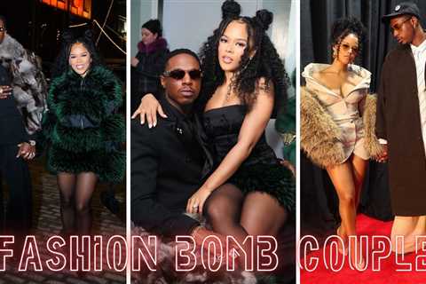 Fashion Bomb Couple: Joey Bada$$ and Serayah Serve Winter Romance at New York Fashion Week