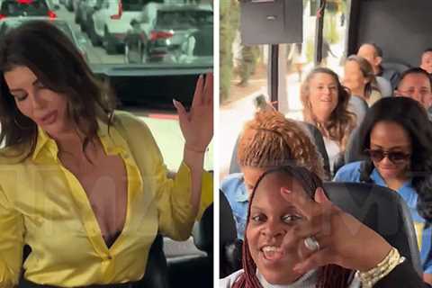 Former Miss Universe Albania Angela Martini Pulls Oracle Cards on 'TMZ Brunch Bus'
