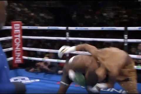 Boxer Joe George Jr. collapses between rounds, stretchered off in scary scene