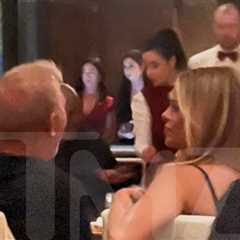 Kevin Costner and Brooks Nader Get Close While Chatting at Las Vegas Casino