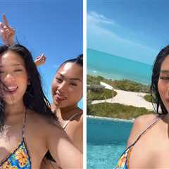 Suni Lee Dances In Bikini With Friends For Birthday