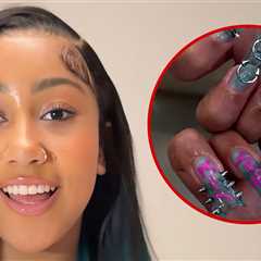 North West Debuts Long Nails with Spikes, Piercings