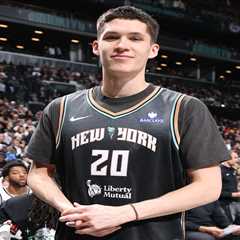 Nets’ Egor Demin eager to start offseason recovery work after rookie year took toll on injury