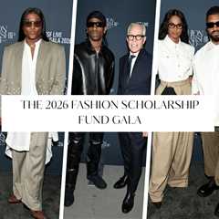 On the Scene + Interviews at the Fashion Scholarship Fund Gala: Ciara in Willy Chavarria, Jerry..