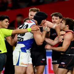 Australian football player wipes blood on opponent in ghastly scene: ‘Horrible look’