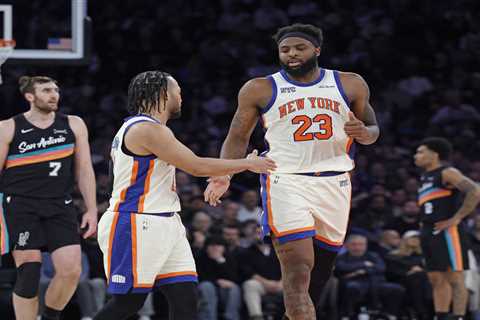 Knicks’ load management plan with Mitchell Robinson is still working — but there’s a key step ahead