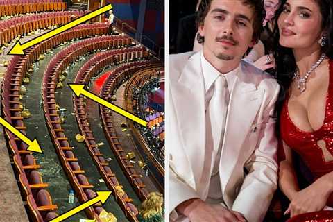 This Photo Of The Oscars Theater Covered In Trash Is Seriously Going Viral