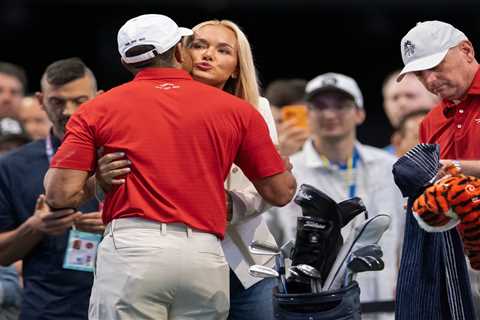 Tiger Woods, Vanessa Trump share embrace before golfer’s anticipated TGL return