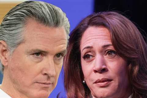 Gavin Newsom Dispels Longtime Rumors of Feud With Kamala Harris