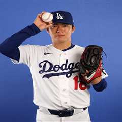 Dodgers’ Yoshinobu Yamamoto bobblehead is already selling for hundreds on eBay—see the huge lines..