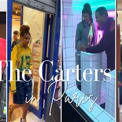 Blue, Rumi, Jay Z and Beyonce Spied All Over Paris by Vendetta Dailly