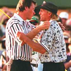 Feud between Greg Norman, Nick Faldo explodes 30 years after infamous Masters collapse