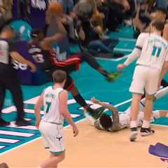 LaMelo Ball learns punishment from NBA after tripping Bam Adebayo: ‘Reckless contact’