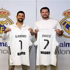 Luka Doncic spotted in Europe at Real Madrid basketball game with tennis superstar