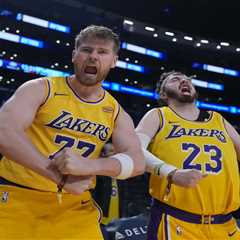 LeBron, Luka ‘impersonators’ drop six figures to sit courtside for Game 1 with one goal